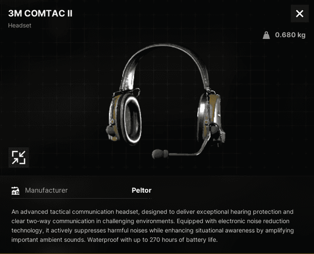 3M Comtac II